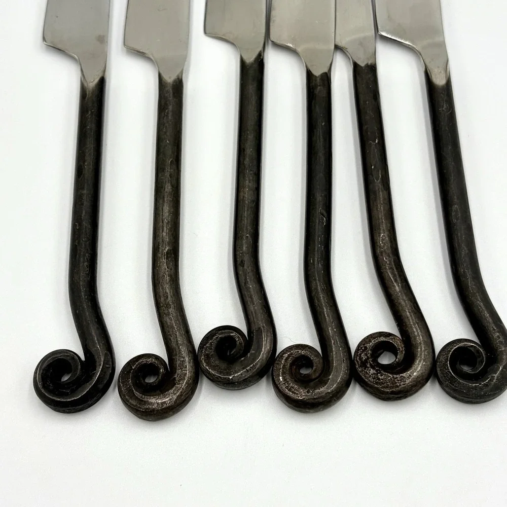 Gourmet Settings Treble Clef Stainless Dinner Knives 9-3/8